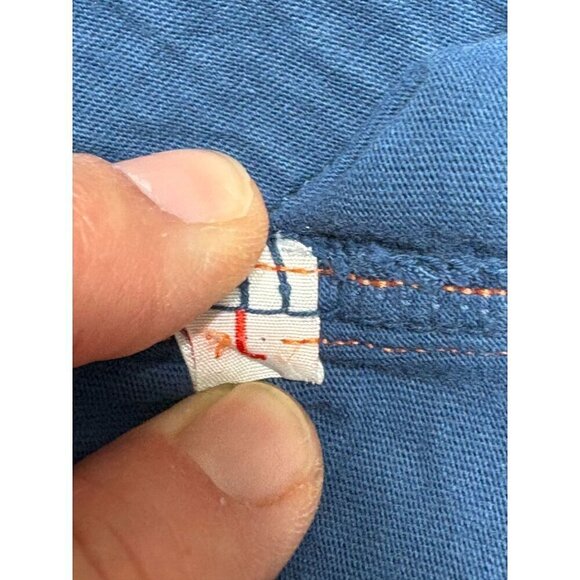 American Fighter Men's Large Graphic T-shirt Training Division Blue Orange - Picture 8 of 8